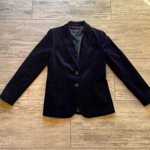 Navy Corduroy Woman’s Blazer